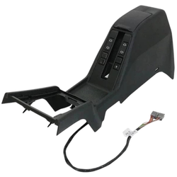 کنسول وسط پژو پارس مشکی قدیم با دسته سیم و کلید آذین پارت