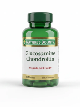 قرص گلوکوزامین کندرویتین نیچرز بونتی 110 عددی کمک به حفظ سلامت مفاصل و غضروف‌ها Nature’s Bounty Glucosamine Chondroitin