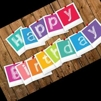 ریسه تولد کاغذی کد 088