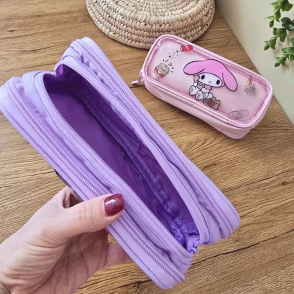 جامدادی برزنتی سه زیپ کرومی