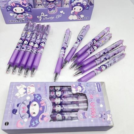 خودکار آبی پاکن دار کرومی