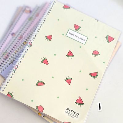 دفتر 60 برگ دو خط زبان