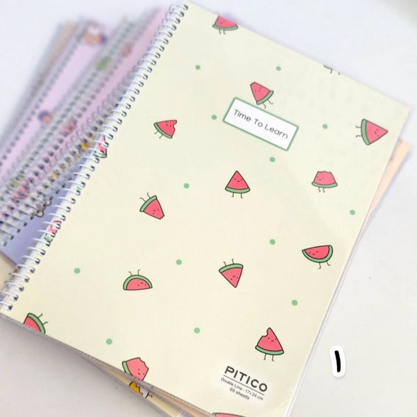 دفتر 60 برگ دو خط زبان