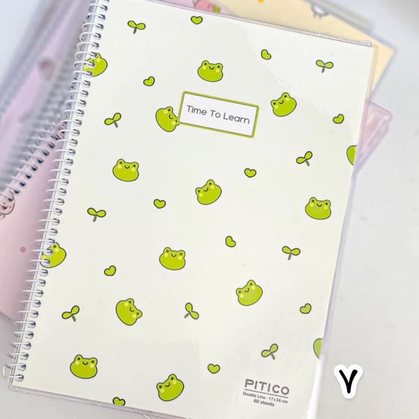 دفتر 60 برگ دو خط زبان