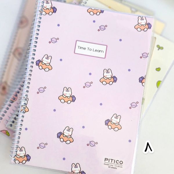 دفتر 60 برگ دو خط زبان