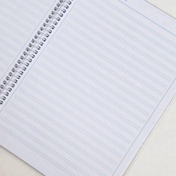 دفتر 60 برگ دو خط زبان