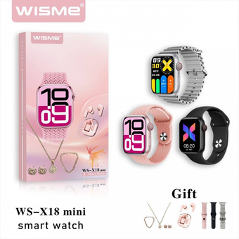 ساعت هوشمند ویسمی مدل WS-X18 mini به همراه ایرپاد بلوتوثی