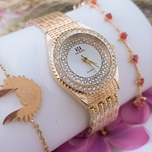 ساعت زنانه طلایی.(پس کرایه)