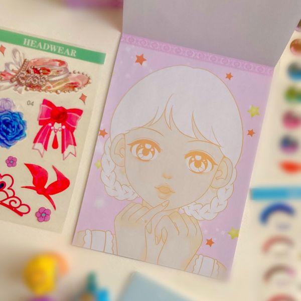 دفترچه آرایشی انیمه (رندوم)