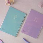 دفتر 80 برگ مجلد پاستلی