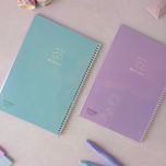 دفتر 100 برگ مجلد پاستلی