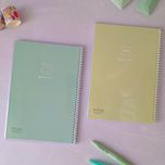 دفتر 80 برگ مجلد پاستلی