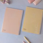 دفتر 80 برگ مجلد پاستلی