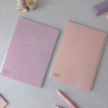 دفتر 80 برگ مجلد پاستلی