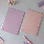 دفتر 60 برگ مجلد پاستلی