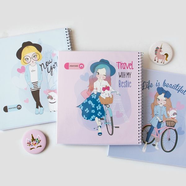 دفتر 60 برگ خشتی طرح گرل