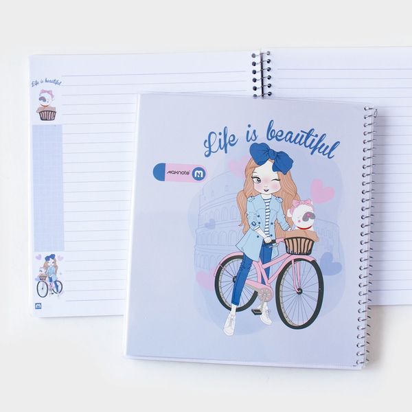 دفتر 60 برگ خشتی طرح گرل