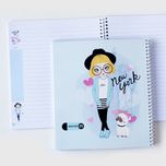 دفتر 60 برگ خشتی طرح گرل