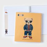 دفتر 60 برگ خشتی طرح خرس