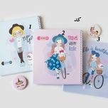 دفتر 60 برگ خشتی طرح گرل