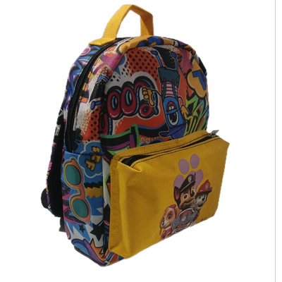 کوله پشتی بچگانه با برزنت طرحدار