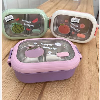 ظرف غذا دو قسمتی طرح میوه