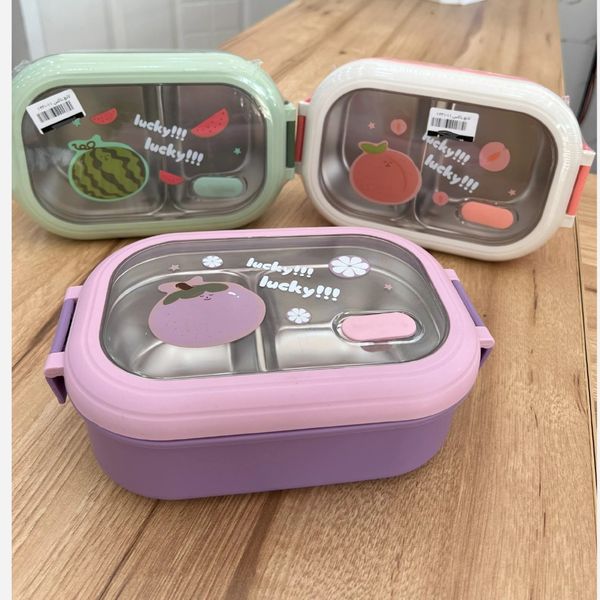 ظرف غذا دو قسمتی طرح میوه