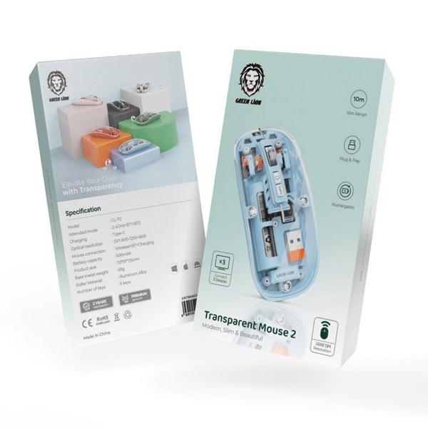 ماوس شفاف گرین لاین مدل Transparent Mouse