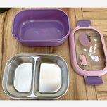 ظرف غذا دو قسمتی طرح میوه