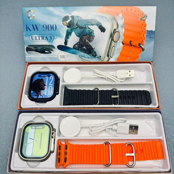 ساعت هوشمند kw900 ultra3 با صفحه نمایش amoled