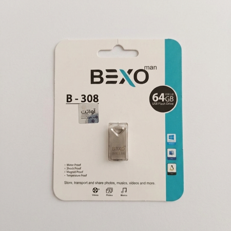 فلش مموری USB 2.0 بکسو مدل B - 308 ظرفیت 64 گیگابایت