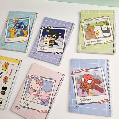 دفتر 80 برگ مجلد استیکر دار