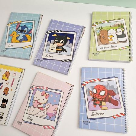 دفتر 80 برگ مجلد استیکر دار