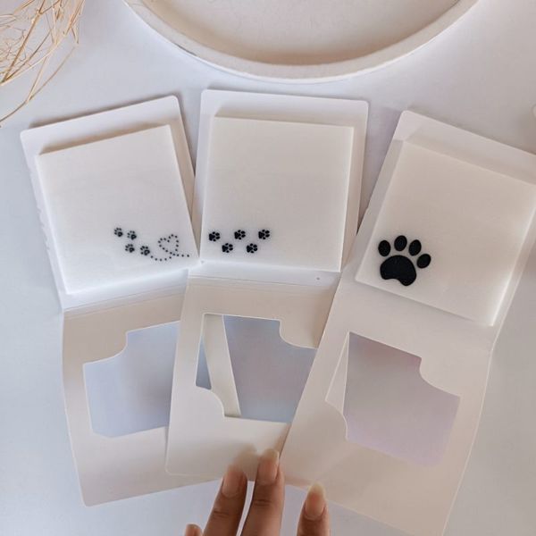 استیک نوت شاین دار پنجه گربه