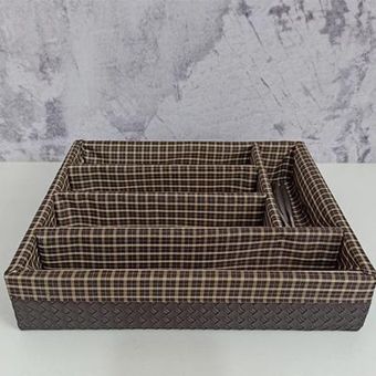 جا قاشقی کابینتی مدل چرمی حصیری کد 04