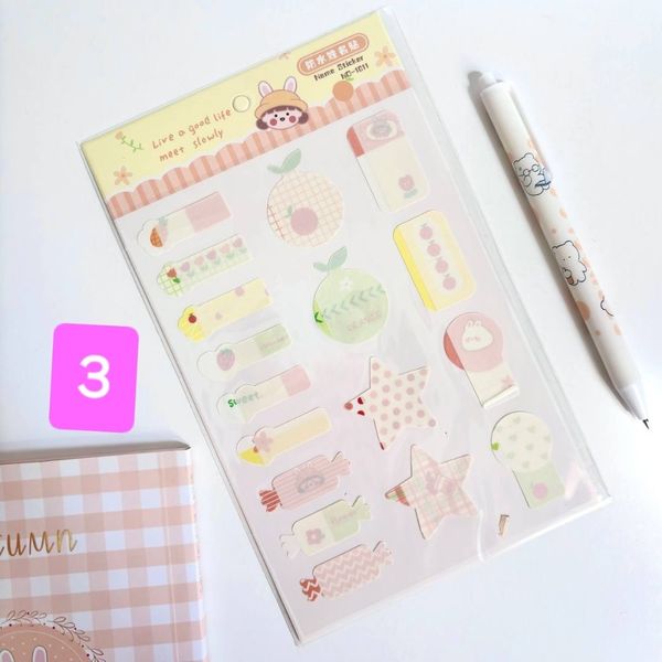 برچسب اسم ضد آب فانتزی