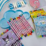 مداد شمعی 12 رنگ پیچی