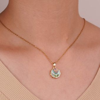 گردنبند میناکاری کد 10