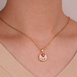 گردنبند میناکاری کد 8