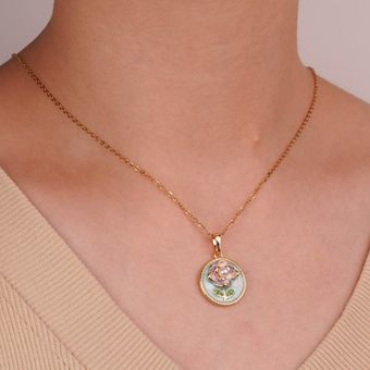 گردنبند میناکاری کد 7