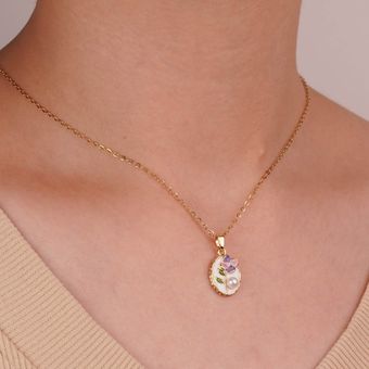 گردنبند میناکاری کد 3