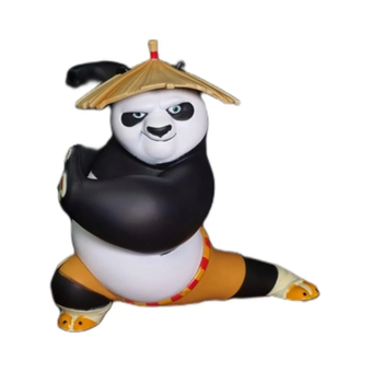 فیگور مدل پاندا کونگ‌ فو کار طرح Kung Fu Panda