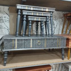 جلومبلی کشودار + عسلی 3عددی