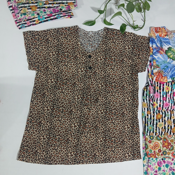 تاپ نخی تابستانی با رنگ های بهاری