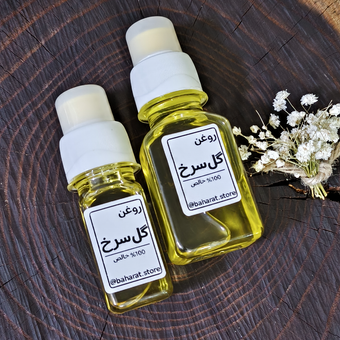 روغن گل سرخ بهارات | 100% طبیعی، ضدچروک و تقویت‌کننده پوست