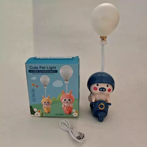 چراغ مطالعه شارژی طرح خوک