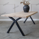 میز ناهارخوری آهن و چوب مدل Russian2