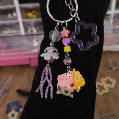 آویزهای باب اسفنجی و پاتریک – جاکلیدی و اکسسوری فانتزی