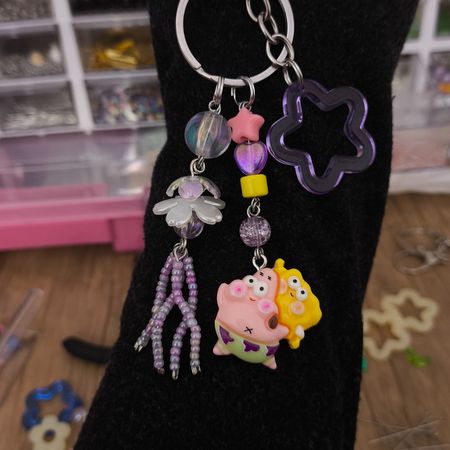 آویزهای باب اسفنجی و پاتریک – جاکلیدی و اکسسوری فانتزی