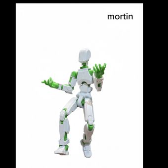 دامی 13 سفید سبز  اکشن فیگور dummy13  قد 16سانتی‌متر